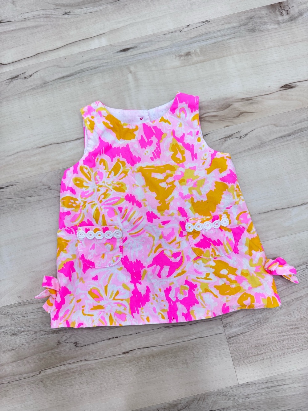 Little Lilly Lilly Pulitzer Shift baby girl dress Sz 3-6 mo